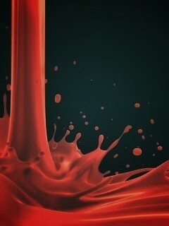 Красный всплеск обои