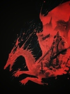 Красный дракон обои