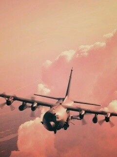 Самолет АС-130 обои