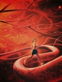 Бег крови обои