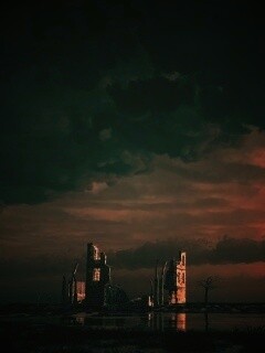 Руины здания обои