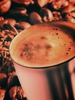 Кружка заварного кофе обои