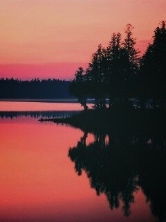 Вечерний пейзаж обои