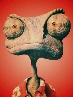 Ранго на красном фоне обои