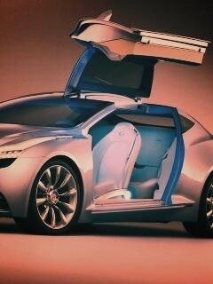 Buick Riviera с распахнутой дверцей обои