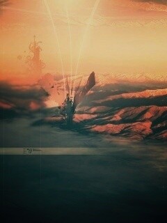 Горная абстракция обои