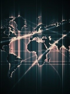 Карта мира в новом стиле обои