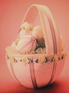 Пасхальная корзиночка обои