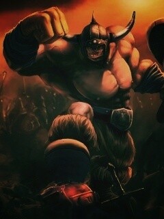 Гигант с топором обои