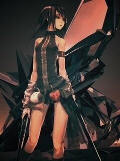 Девушка с двумя мечами обои