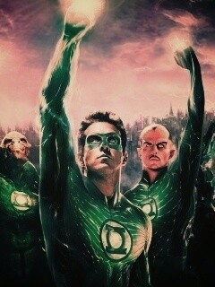 Зеленый фонарь обои