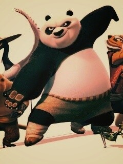 Герои Кунг-фу панда обои