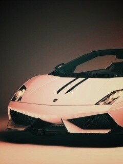 Белый Ламборджини Галлардо обои