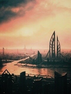 Прекрасный город будущего обои