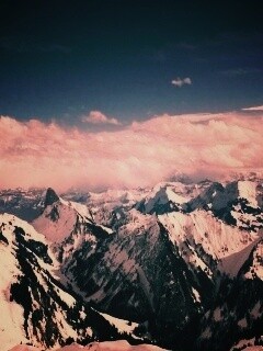 Горный пейзаж обои