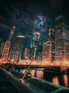 Потрясающий городской вид обои