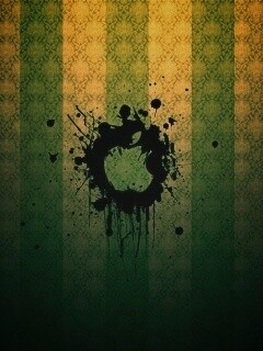 Логотип Apple на обоях обои