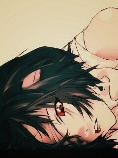 Девушка с красными глазами обои