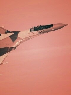 Полёт истребителя обои