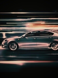 Субару в движении обои