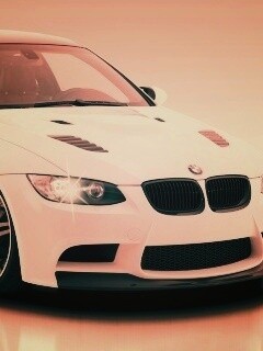 Белый БМВ обои