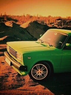 Кислотные жигули обои