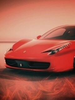 Огненный феррари обои