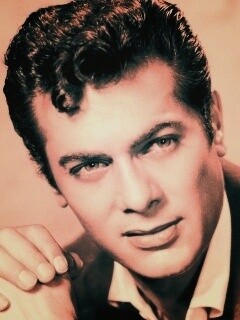 Чёрно белое фото Тони Кёртиса обои