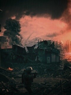 Город после войны обои