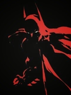 Красный Бэтмен обои