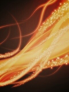 Волна пламенной энергии обои