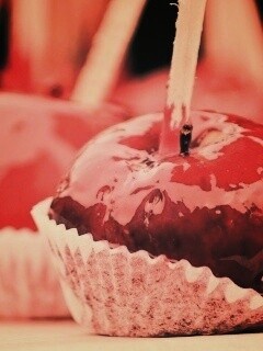 Яблочко в карамели обои