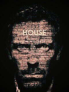 Хаус типографика обои