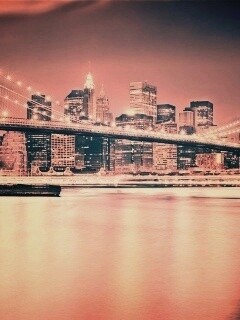 Огни ночного города обои