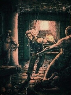 Ведьмак фанарт обои