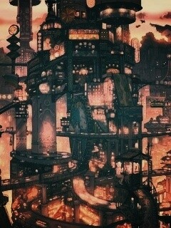 Город будущего обои