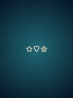 Фигуры на синем фоне обои