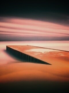 Пирс на пляже обои