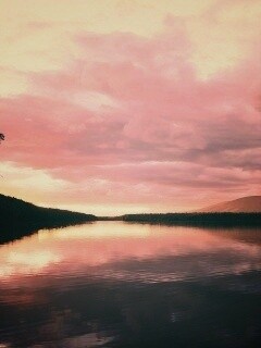 Вид на озеро обои