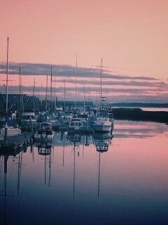 Лодочная пристань обои