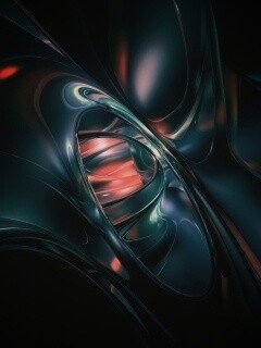 Темная переливчатая абстракция обои