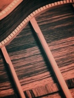 Гитара изнутри обои