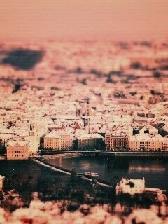 Вид на город обои