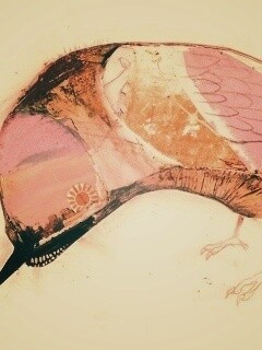 Аппликация Стефана Томпсона "Птица" обои