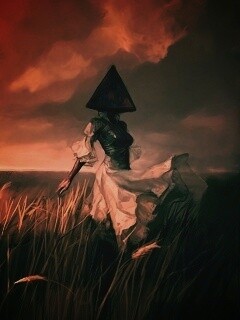 Треугольная голова обои