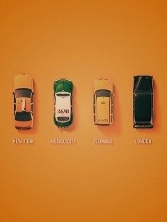 Такси в разных странах мира обои