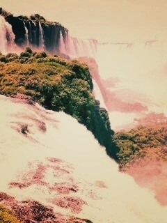 Край водопадов обои