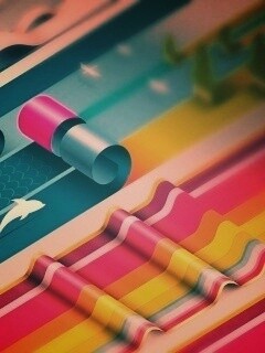 Аппликация из цветной бумаги обои