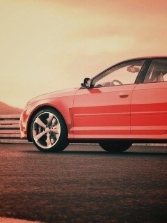 Красная ауди обои