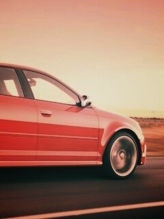 Фотосессия Audi RS3 во время движения обои